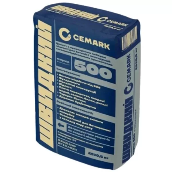 Цемент Cemark ПЦ ІІ/А-Ш-500 швидкий (25 кг)
